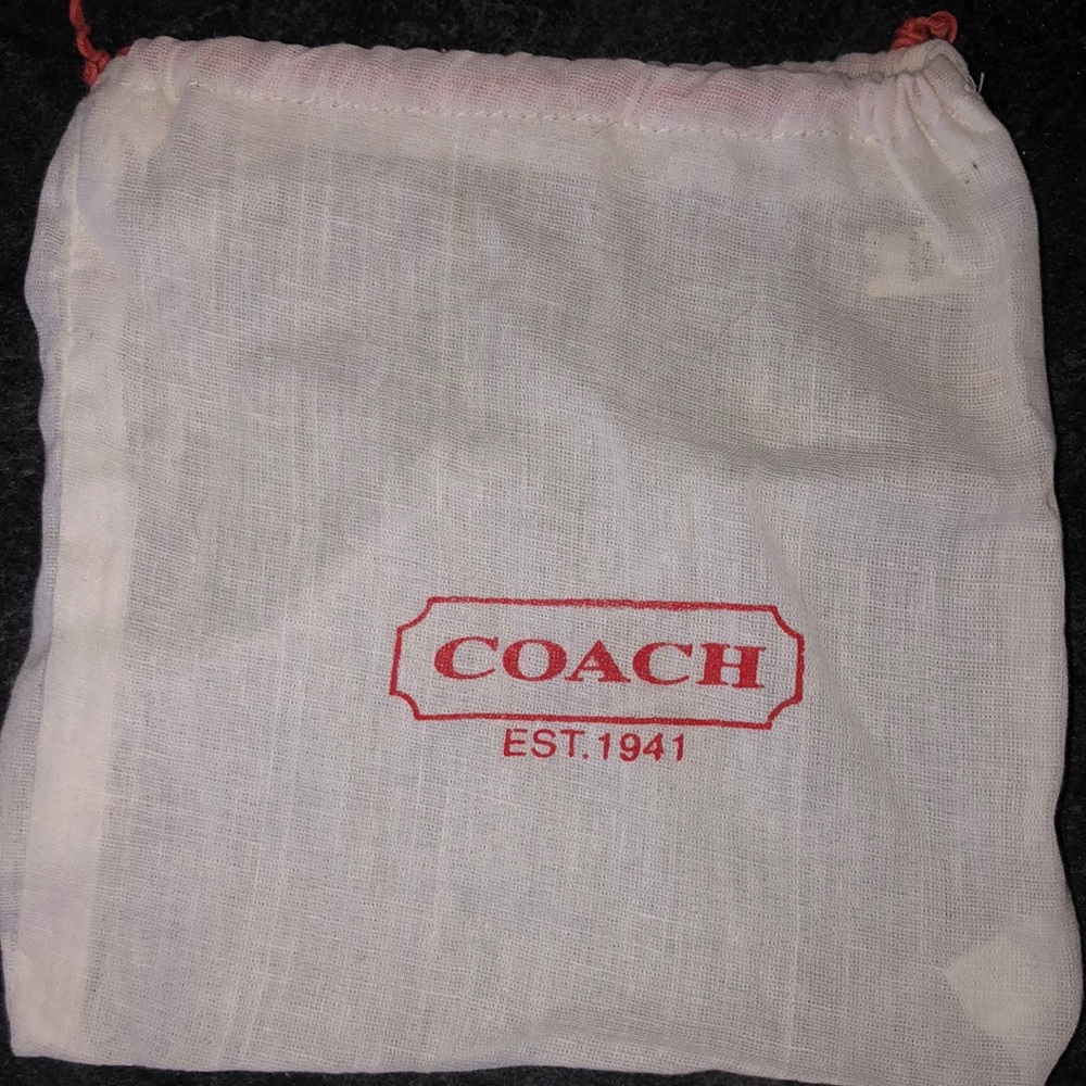 Authentic COACH  DUST BAG perfect for storage ( sunglasses, wallet, keychain)